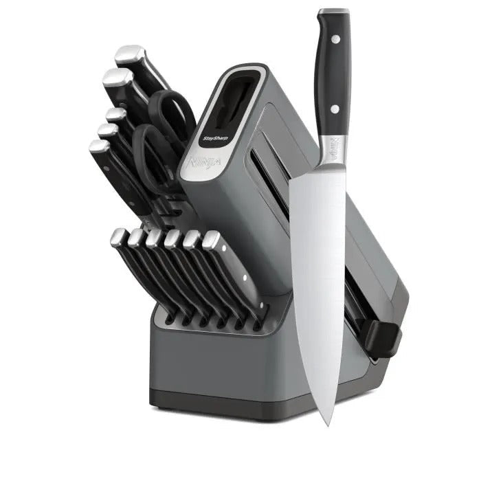 NINJA StaySharp 14-Piece Knife Set - Stainless Steel - K62014EUUK