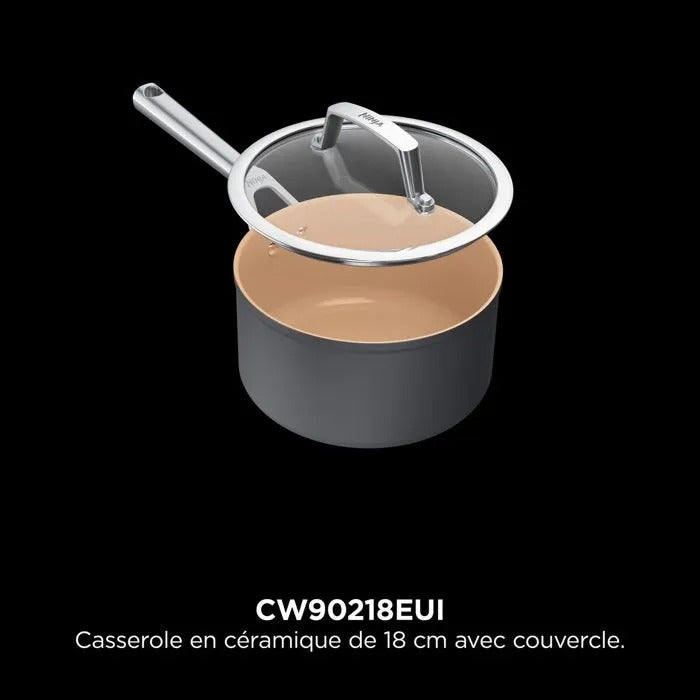 NINJA Extended Life Ceramic 18cm Saucepan Cw90218eui