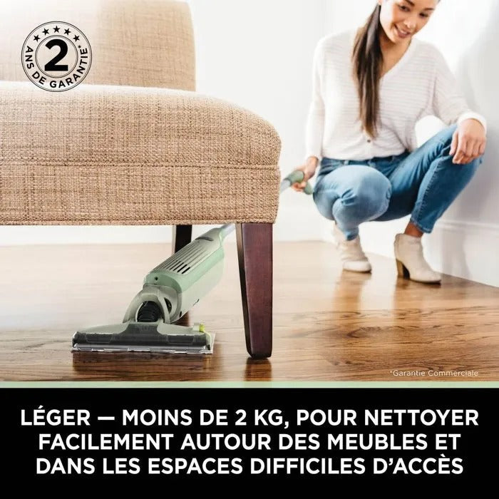 Aspirateur balai laveur sans fil 2-en-1 SHARK VacMop VM200EUGN - Nettoyage par pulvérisation - 1,52kg