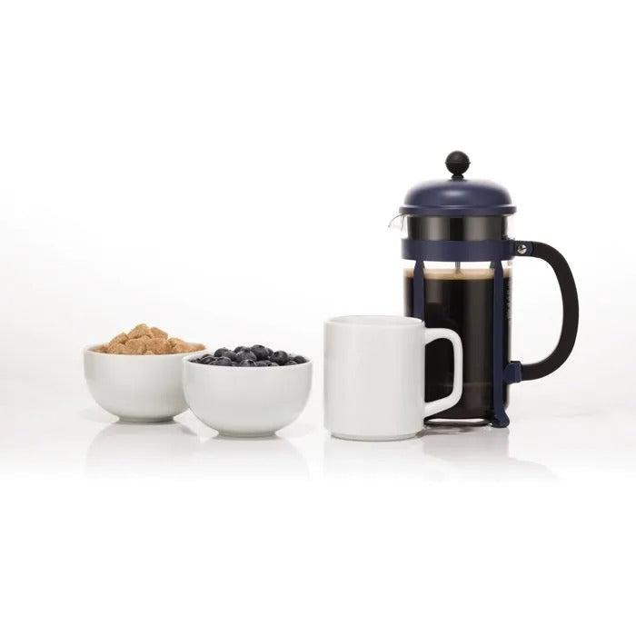 Cafetière À Piston Bodum Chambord 8 Tasses 1 L San Bleue