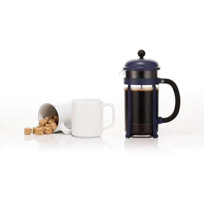 Cafetière À Piston Bodum Chambord 8 Tasses 1 L San Bleue