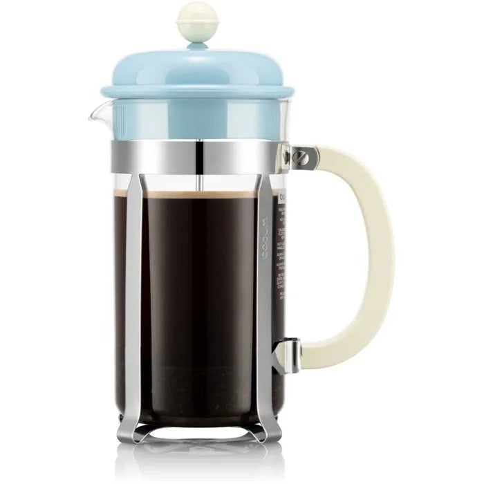 BODUM CAFFETTIERA French Press Coffee Maker 1000ml Cool Blue