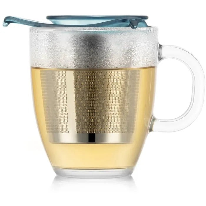 Set - BODUM - Yo-Yo - Mok van gehard glas met thee-infuser