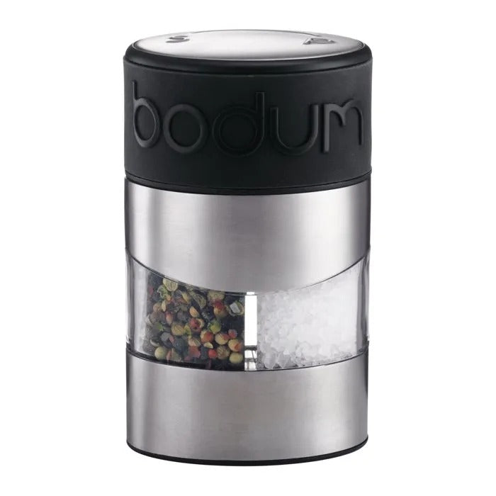 Bodum Twin Salt & Pepper Grinder Black 727015046716