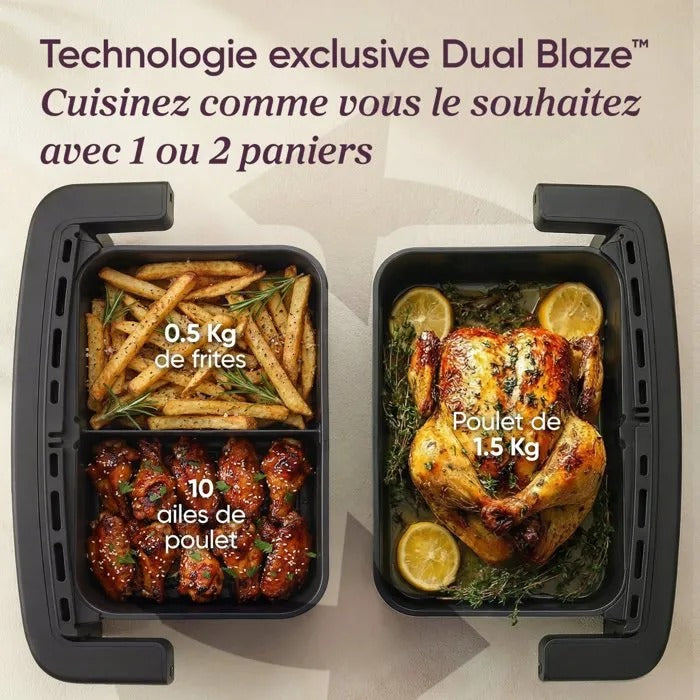 Freidora de Aire COSORI Twinfry™ Dual Blaze Compact de 8,6 litros