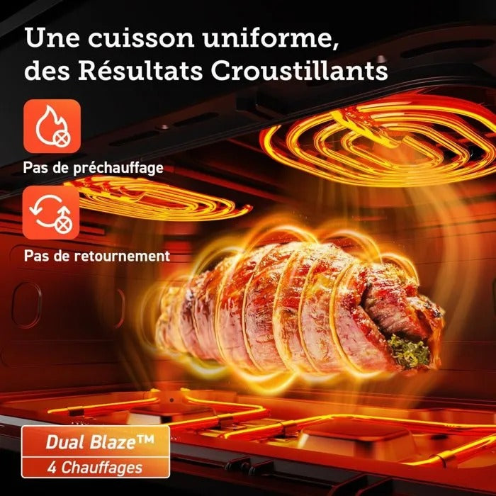 Freidora de aire Cosori Dual Blaze Twinfry de 10 litros