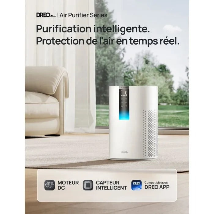 Purificateur d'air Dreo Macro AP605S Multi-couche HEPA