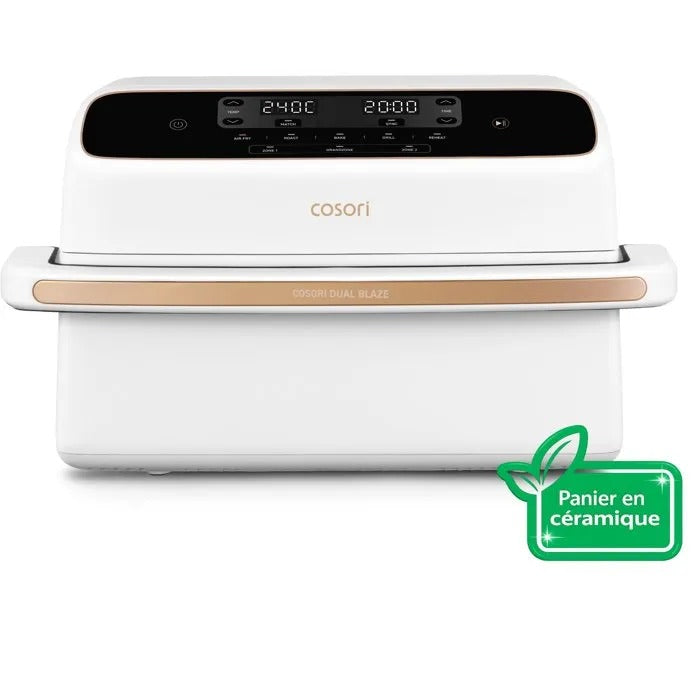Cosori Dual Blaze TwinFry Compact heteluchtfriteuse 8,6 L, 2700 W, wit