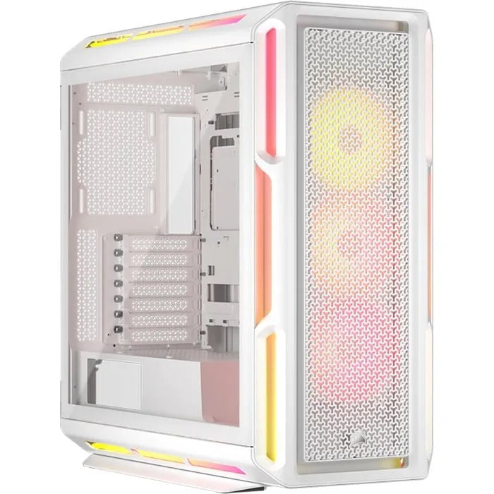 CORSAIR - 5000T LX RGB - ATX PC Case - 3 LX120 RGB Fans - White