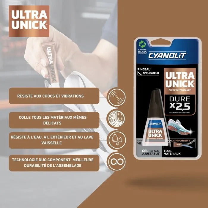 UNICK Adhesive Paste - 12x20x4 cm - Arts and Crafts - 34 g
