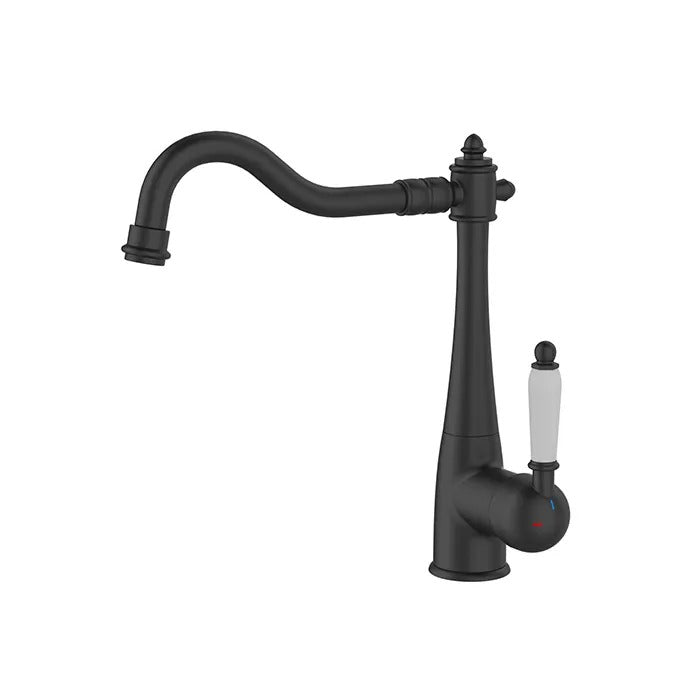 Edouard Rousseau - RETRO Kitchen Sink Mixer Tap - Black