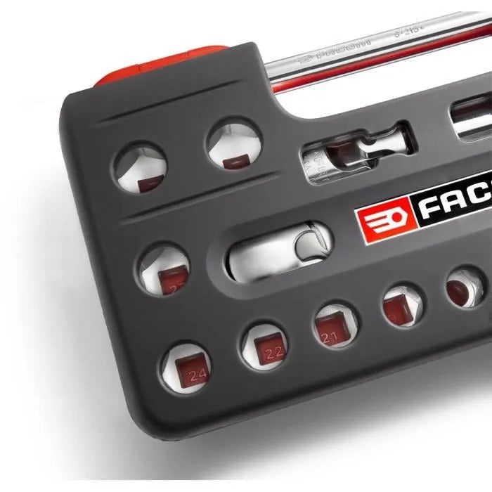 FACOM 1/2' DTBOX Clamp Set - 21 Pieces - 34x18x6 cm - 3800 g