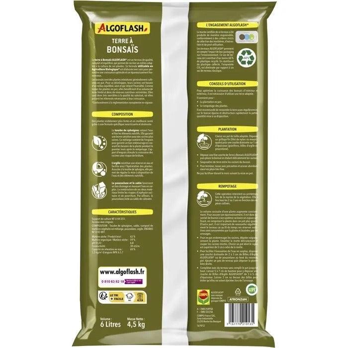 ALGOFLASH Potting Soil 3126 g - 47x26x9cm