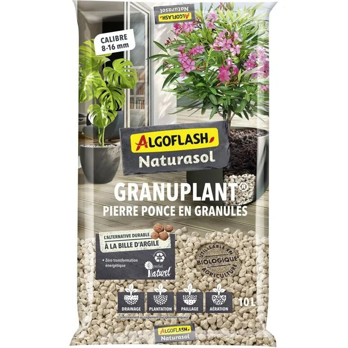 ALGOFLASH NATURASOL Clay Bark Wood Chips 48x35x12 cm 6314 g