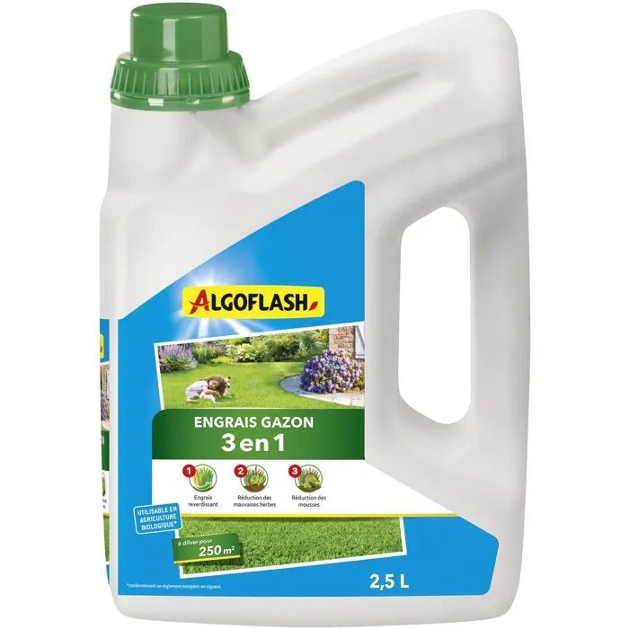 ALGOFLASH Fertilizer 3180 g for Garden and Swimming Pool - 27x19x9 cm