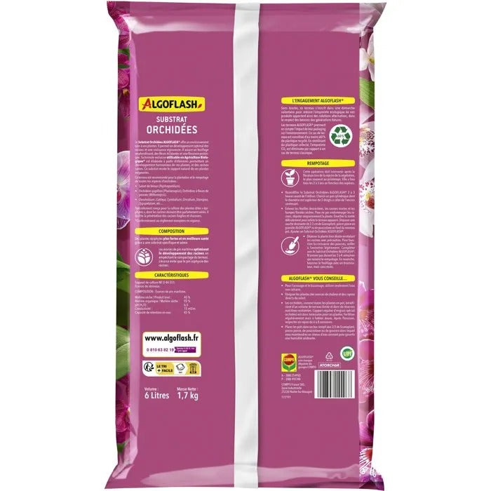 ALGOFLASH Potting Soil 48 cm Length 27 cm Width 9 cm Height 1492 g