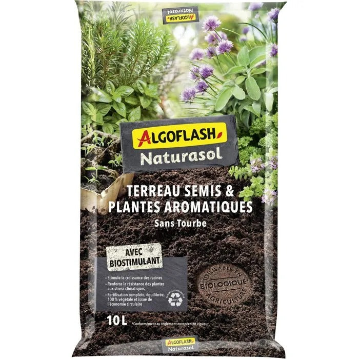ALGOFLASH NATURASOL Potting Soil 4012 g - 48x31x9cm