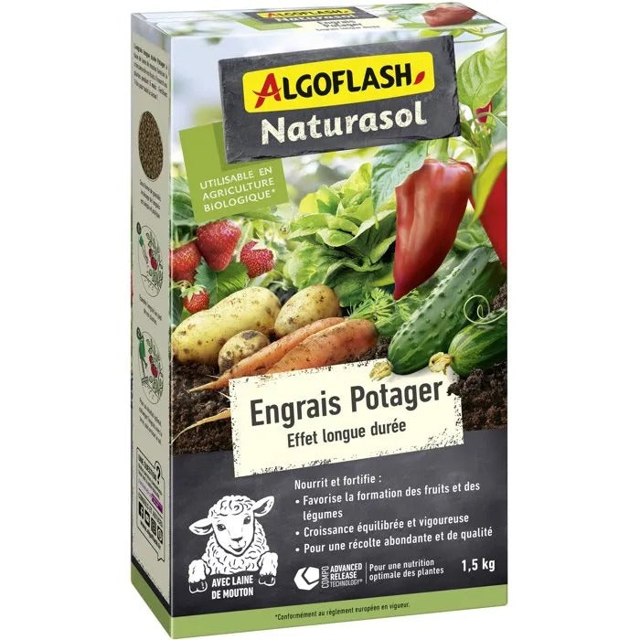 ALGOFLASH NATURASOL Fertilizer 1660 g for Garden and Swimming Pool