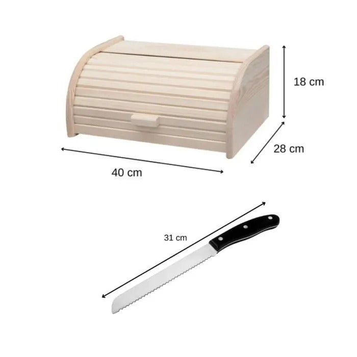 FACKELMANN Bread Box - 40x60x23 cm - 2292 g