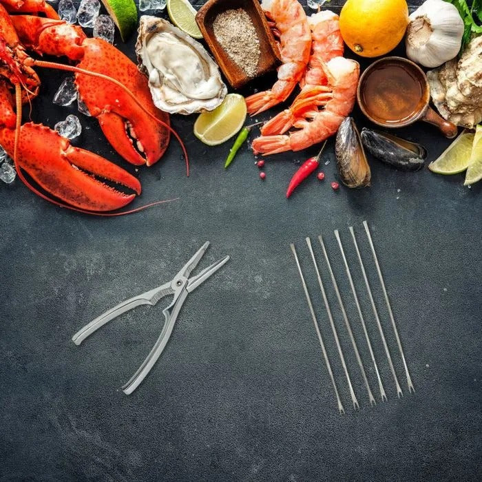 FACKELMANN Fruit Seafood Service Set - 25x30x8 cm - 356 g