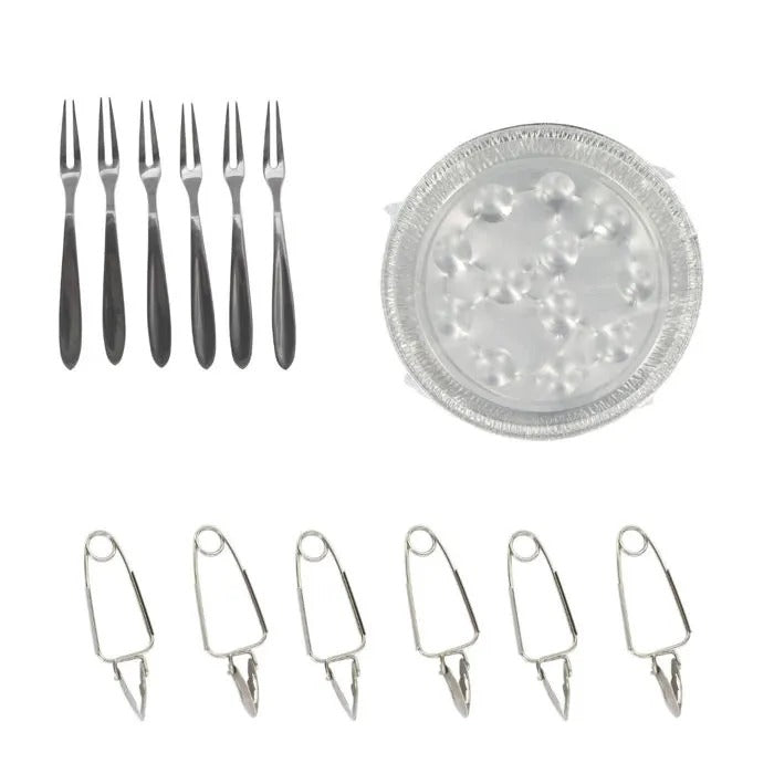 FACKELMANN Fruit Seafood Service Set - 30x46x15 cm - 848 g