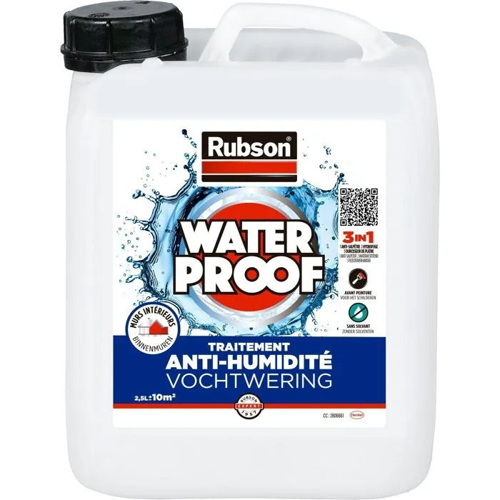RUBSON Waterproofing Treatment for Walls 2.5 L