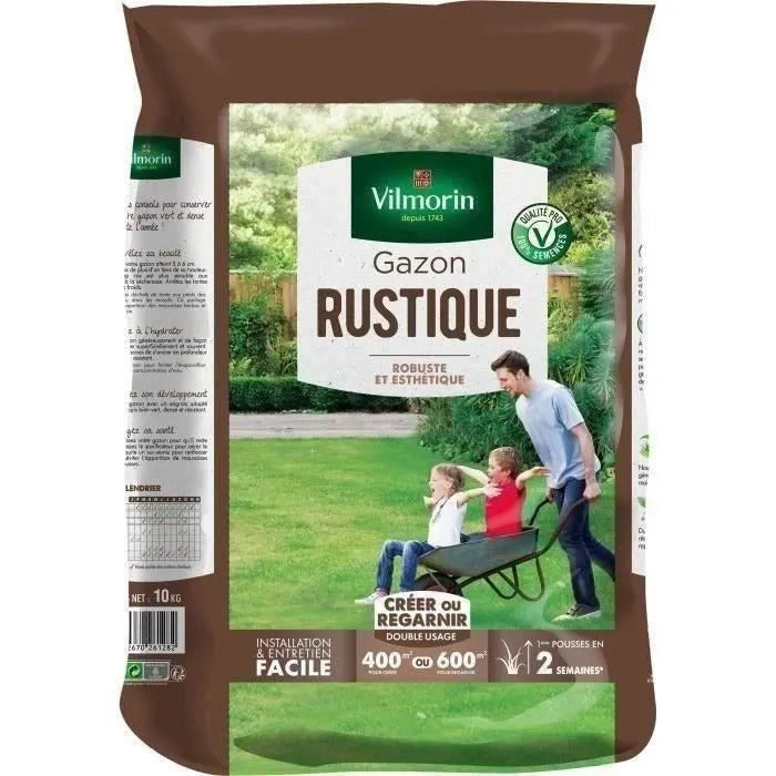 VILMORIN Natural Grass 9850 g for Garden and Swimming Pool