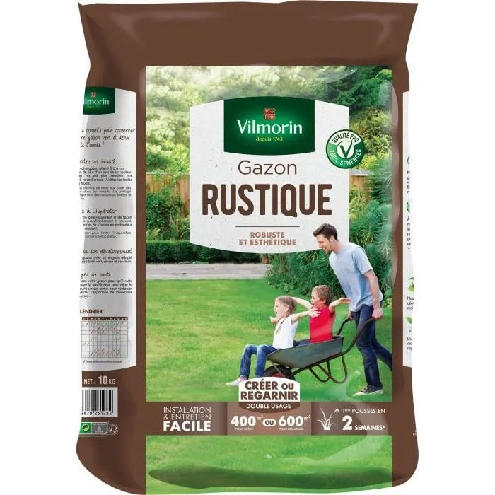 VILMORIN Natural Grass 9850 g for Garden and Swimming Pool