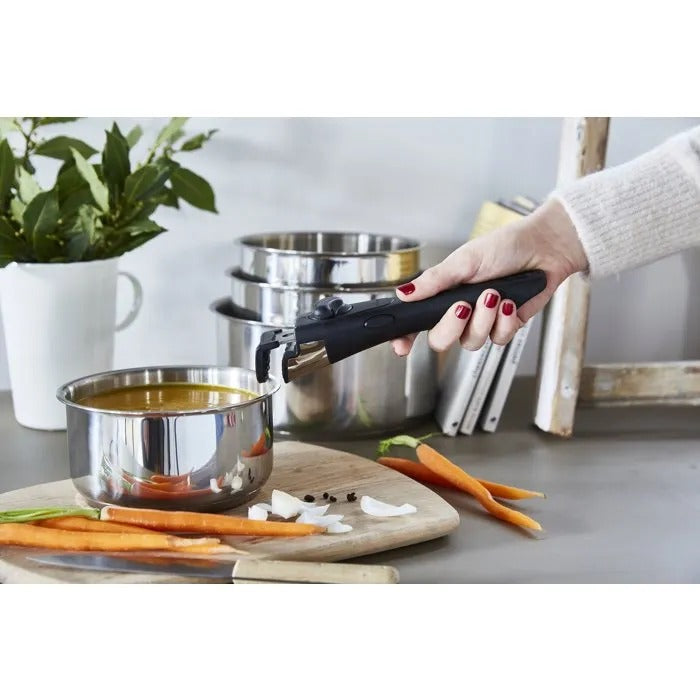 BAUMALU Casseroles Set - 4 Pieces - Induction Compatible - 14 to 20 cm