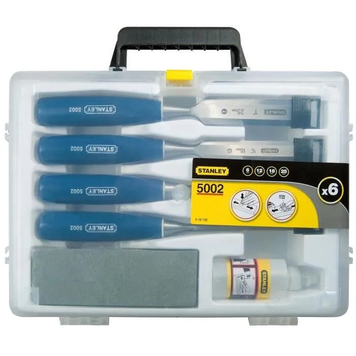 Stanley Wood Chisel Set - 4-Piece Set - ABS Handles