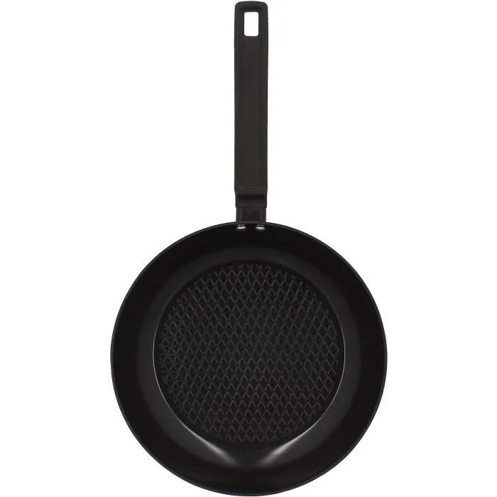 MENASTYL Frying Pan - Forged Aluminum - Black - 26 cm - Suitable for all hobs