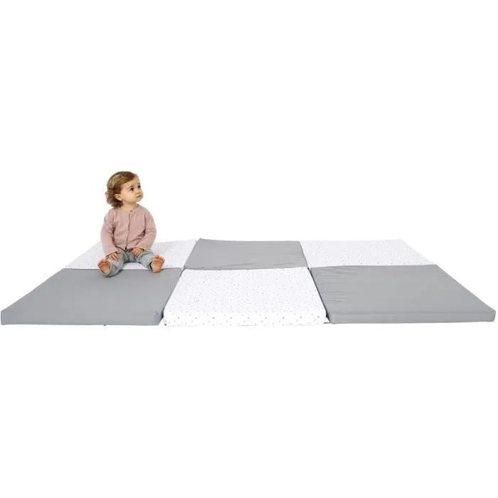 CANDIDE XL Play Mat - 5-in-1 Evolutionary - Grey/ Stars