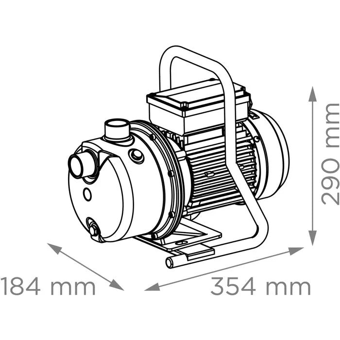 SFA Sprinkler Pump - Evacuation Pump - Integrated Sprinkler - 38x34x20 cm - 10960 g