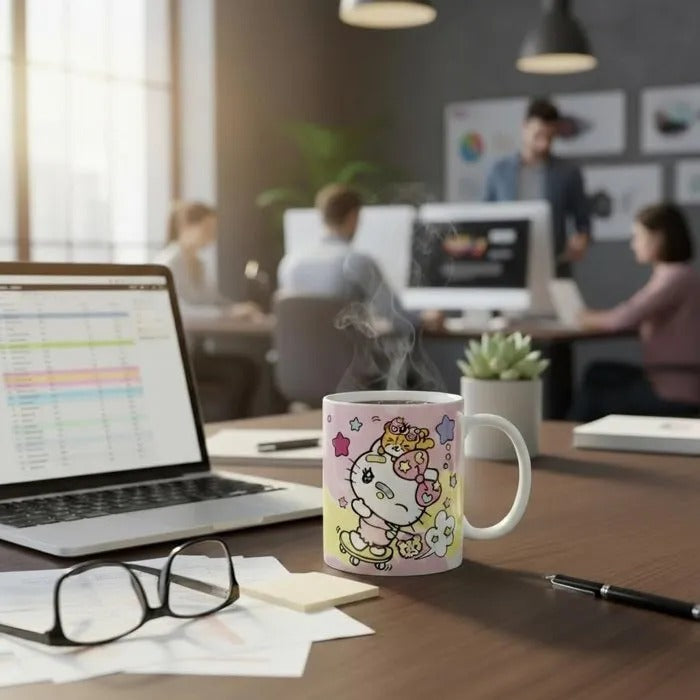 KONIX Mug - Cup - Mazagran 11x13x12 cm, 430 g
