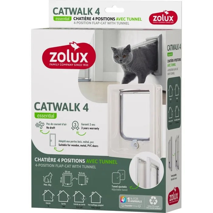ZOLUX Cat Door - 21 cm Length, 26 cm Width, 7 cm Height - 480 g