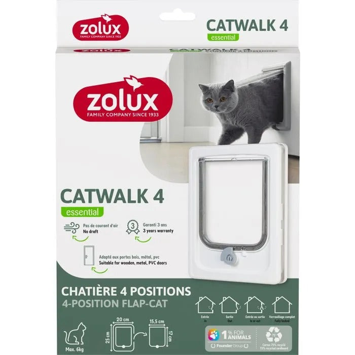 ZOLUX Cat Door - 27x21x5 cm - 400 g