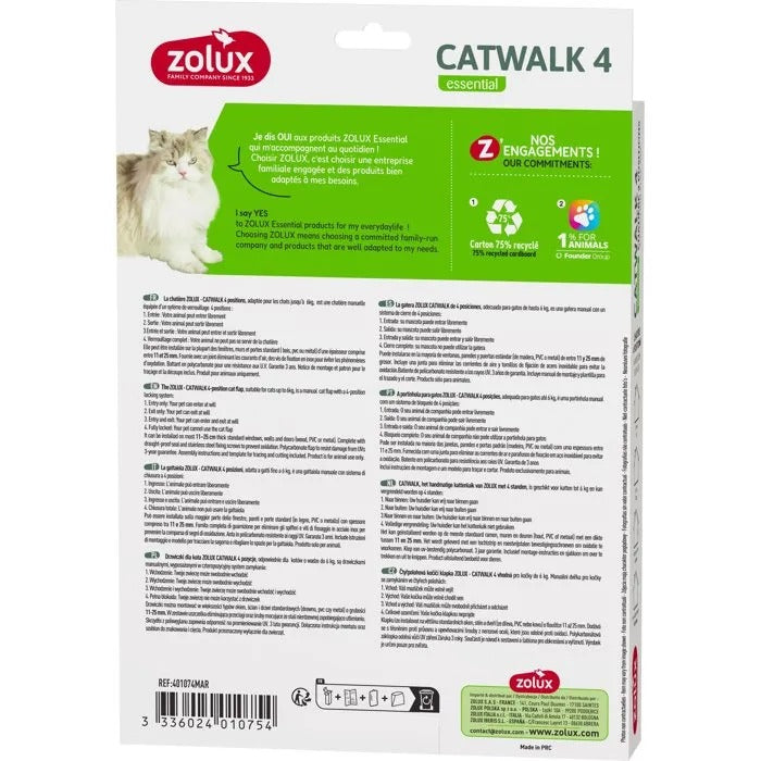 ZOLUX Cat Door - 21x26x5 cm - 400 g