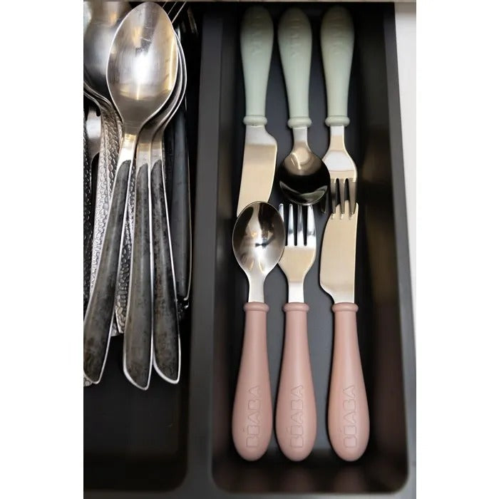 BEABA Baby Cutlery Set - 11 cm x 18 cm x 2 cm - 140 g