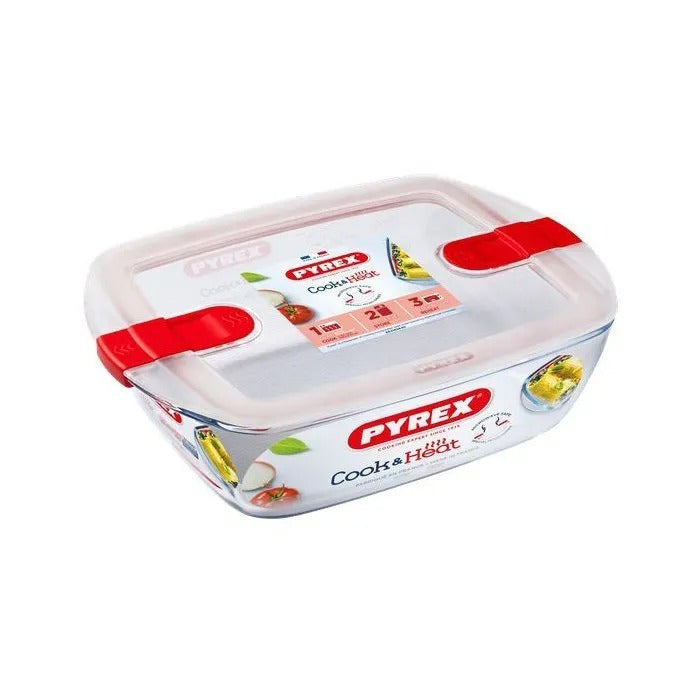 PYREX Airtight Storage Box 24x28x25 cm - 2926 g