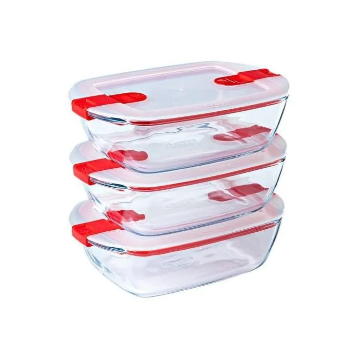PYREX Airtight Storage Box 24x28x25 cm - 2926 g