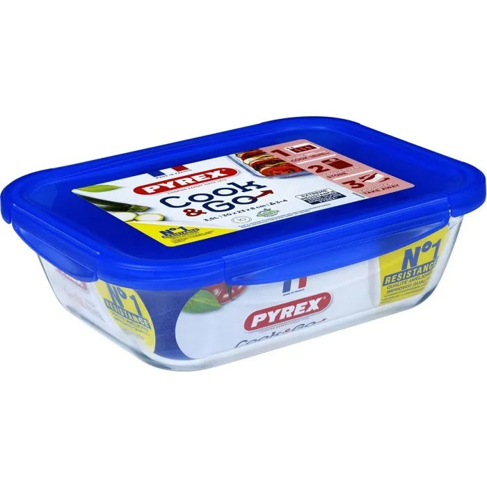 PYREX Airtight Storage Box 37x29x17 cm - 4020 g