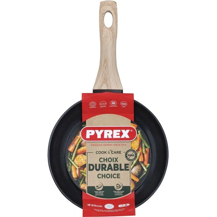 PYREX Frying Pan - 24 x 40 cm - Heavy Duty - All Heat Sources