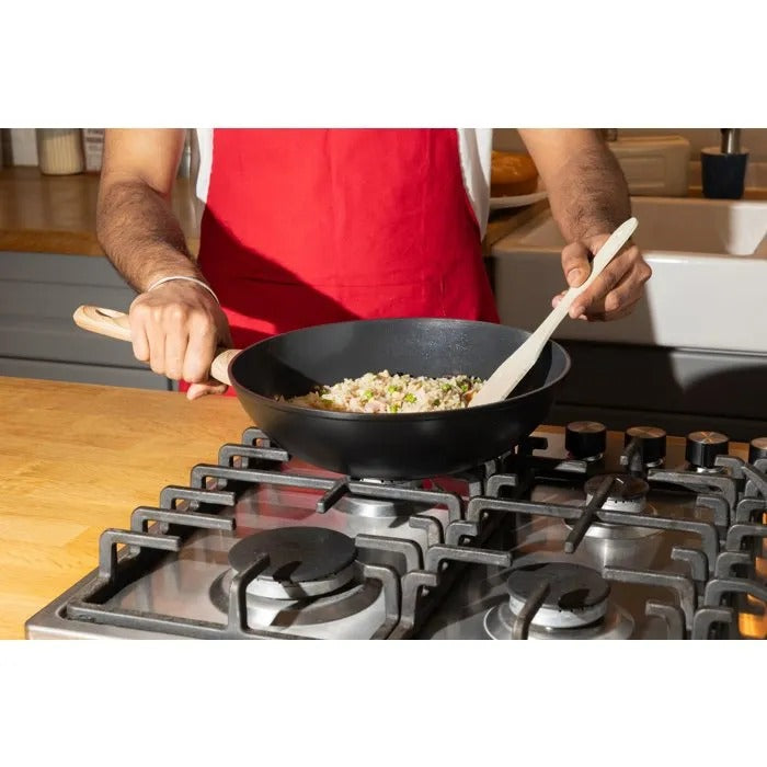 Wokpan - PYREX - Cook & Care - 28 cm - Anti-aanbaklaag