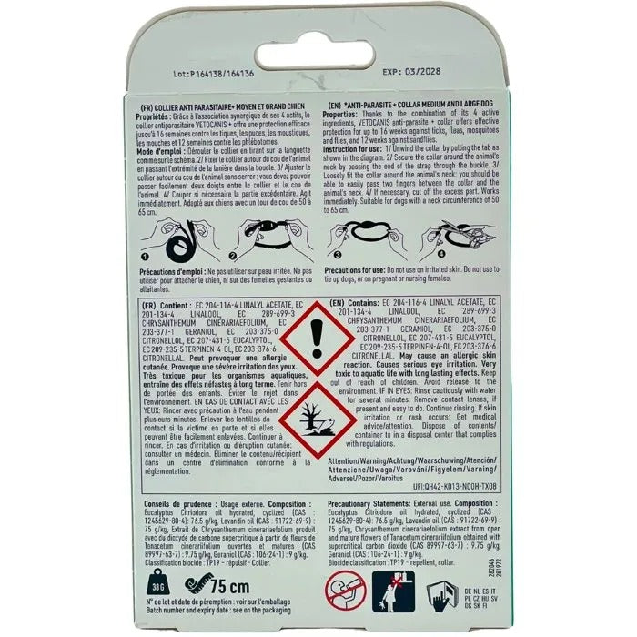 VETOCANIS Antiparasitic Pipette - 60 g - Pet Care