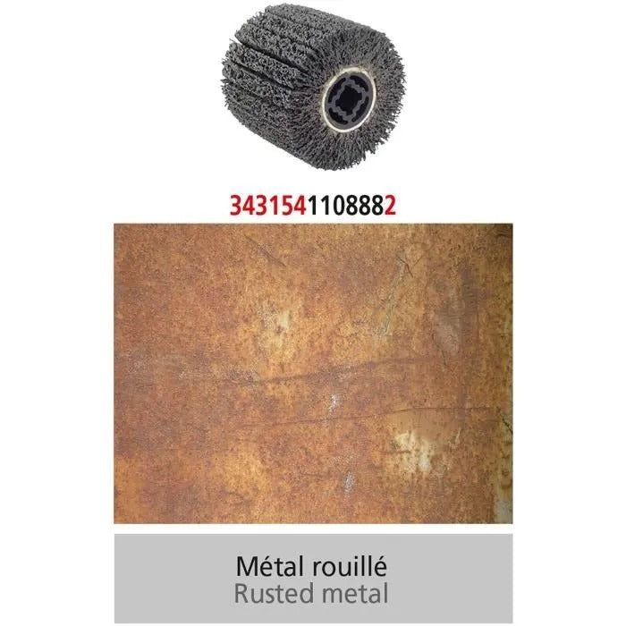 FARTOOLS Silicon Carbide Brush for REX120C and Rex200 - 13x13x12 cm - 712 g