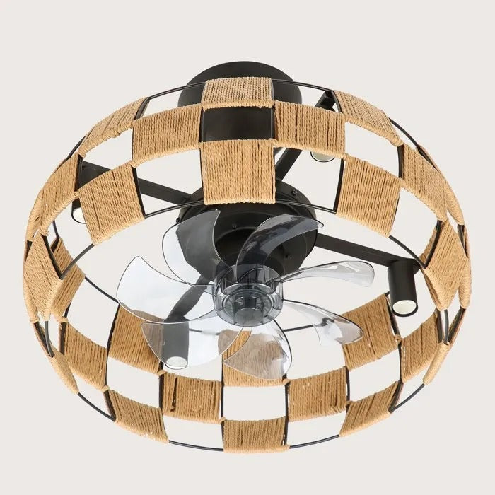 FARELEK Ceiling Fan - Air Treatment - 57x57x27 cm - 3500 g