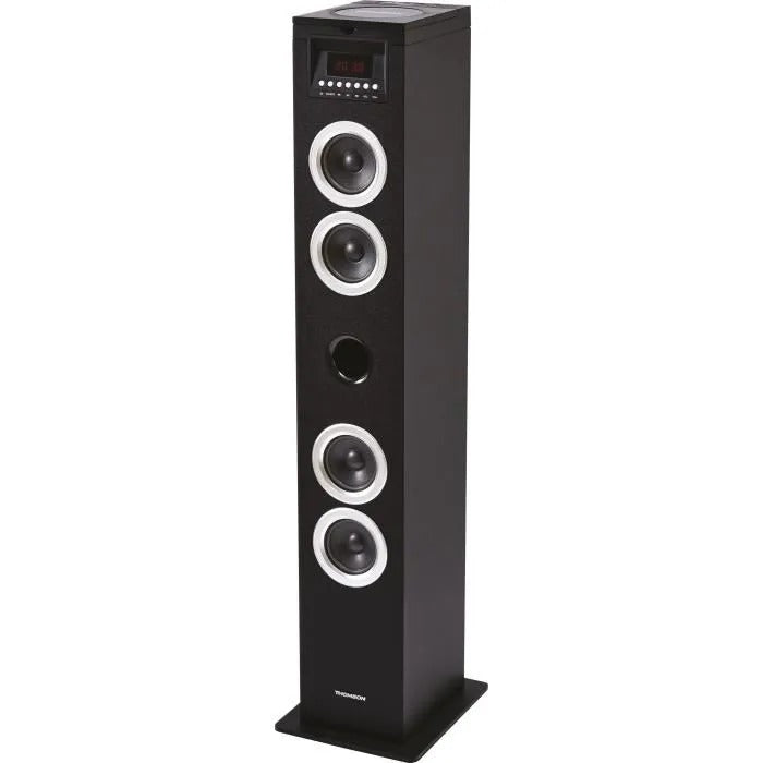 THOMSON DS120CD Multimedia Speaker Tower 60W Bluetooth USB FM Radio Black