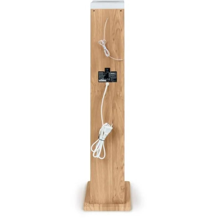 THOMSON Speaker Tower Bluetooth/CD/USB/SD 60W FM Radio White/Wood