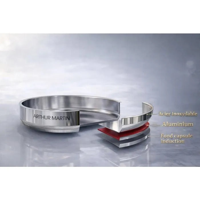 ARTHUR MARTIN Cookware - 18x30x29 cm - 4720 g