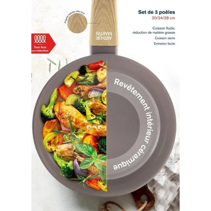 ARTHUR MARTIN Frying Pan - 57x35x19 cm - 2178 g
